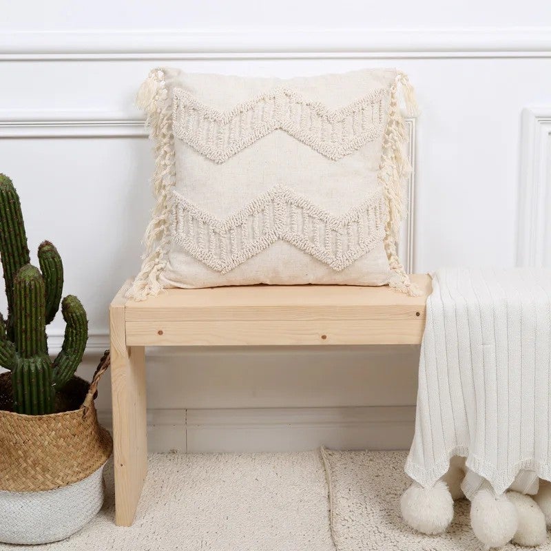 Y&D Premium Quality Comfortable Macrame Cushion Cover Pillow Cases for Home Decoration - Image 4